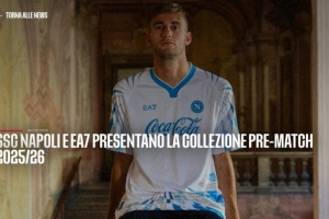 那不勒斯发布新赛季训练服：地砖图案唤起波蒂奇皇宫悠久历史