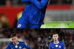 复出即破门，帕尔默社媒晒照：结果未能如愿，但回来的感觉真好