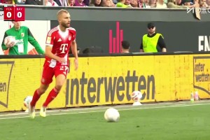 传的是真好啊！凯恩精准传中，格纳布里包抄头球破门